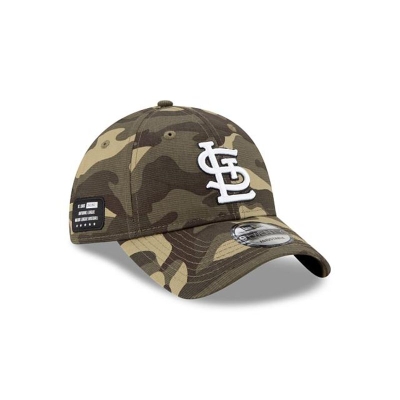 St. Louis Cardinals Gorra | New Era MLB Armed Forces Weekend 9twenty Adjustable Cap Mexico - Verdes